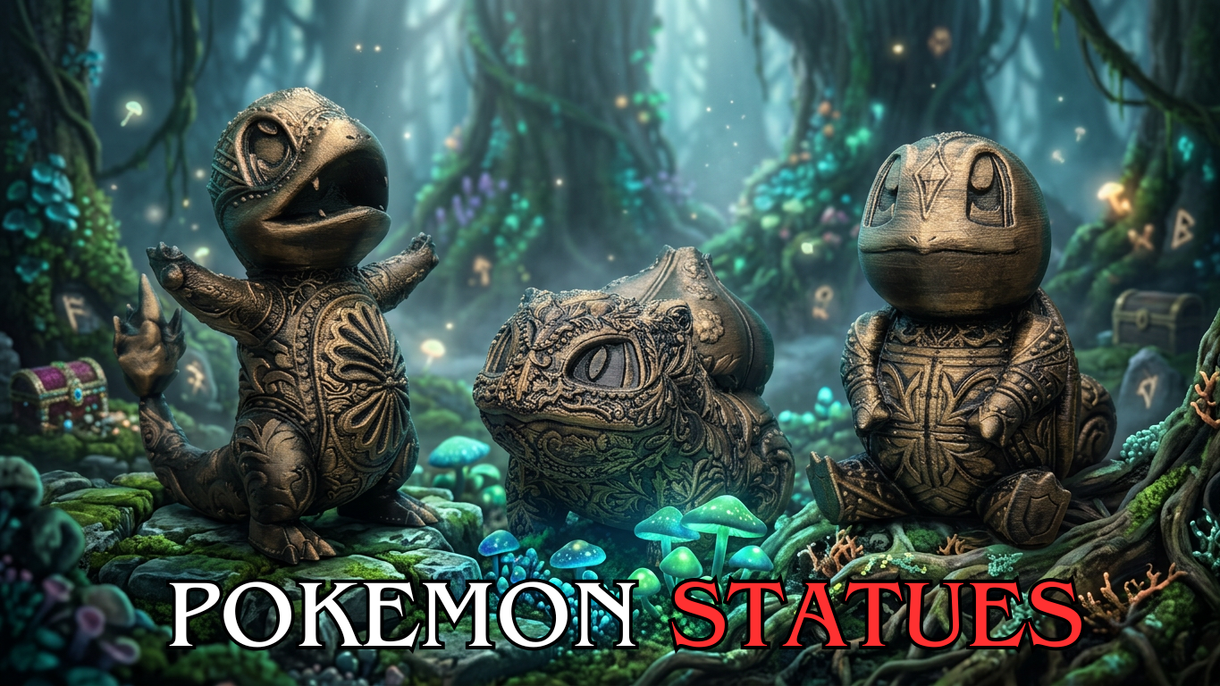 Pokemon Statues