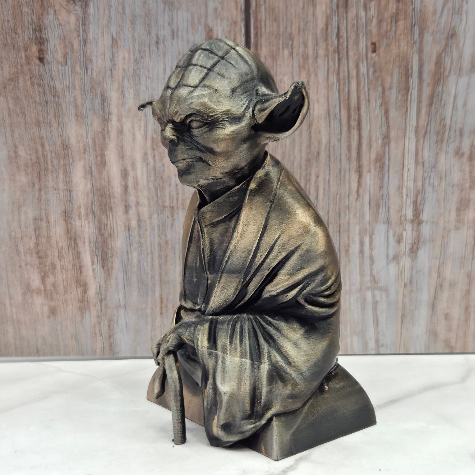 Yoda Bust With Cane