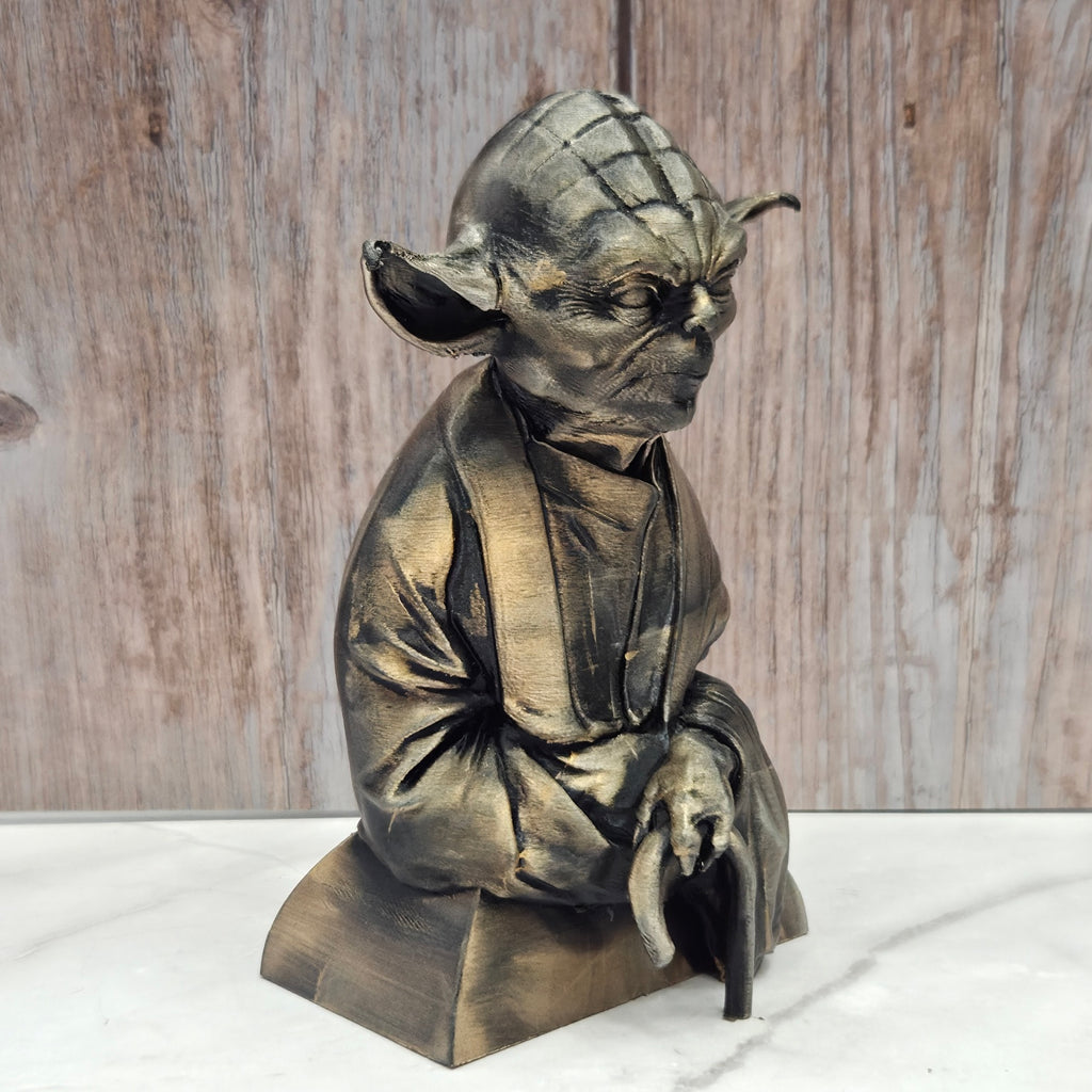 Yoda Bust With Cane