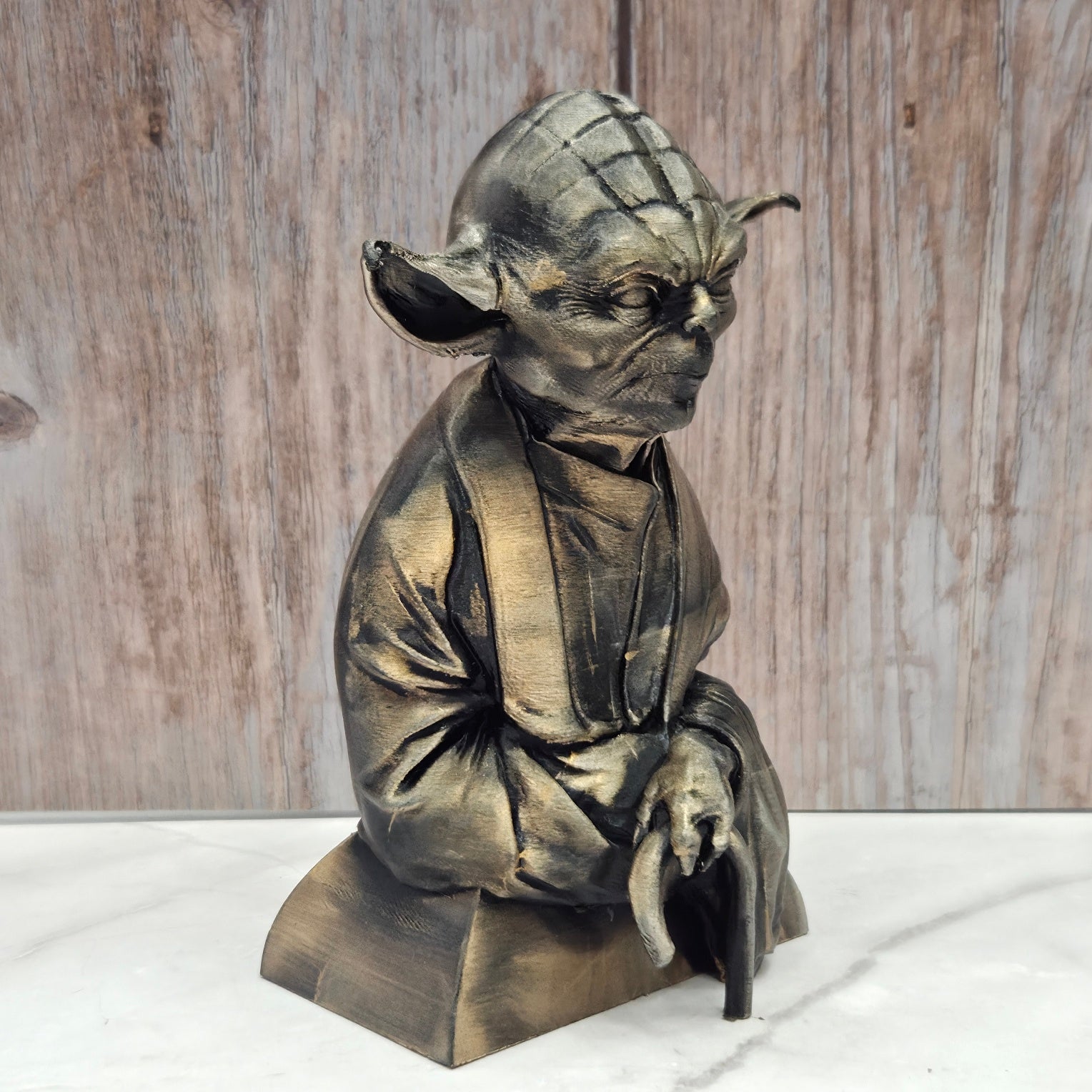 Yoda Bust With Cane