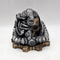 Brotherhood Of Steel Broken Helmet Statue