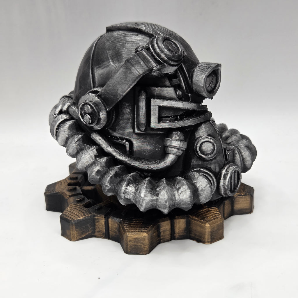 Brotherhood Of Steel Broken Helmet Statue