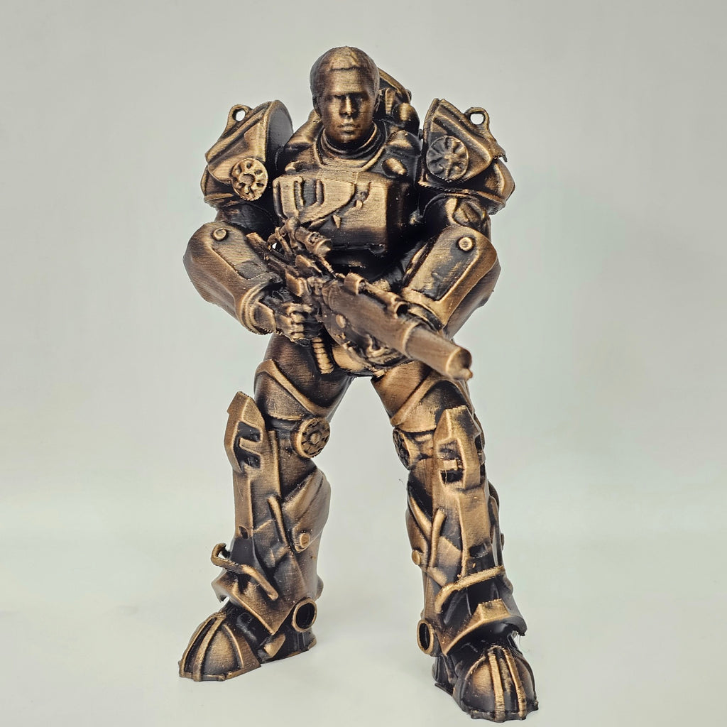 Maximus in Power Armor - Fallout Statue