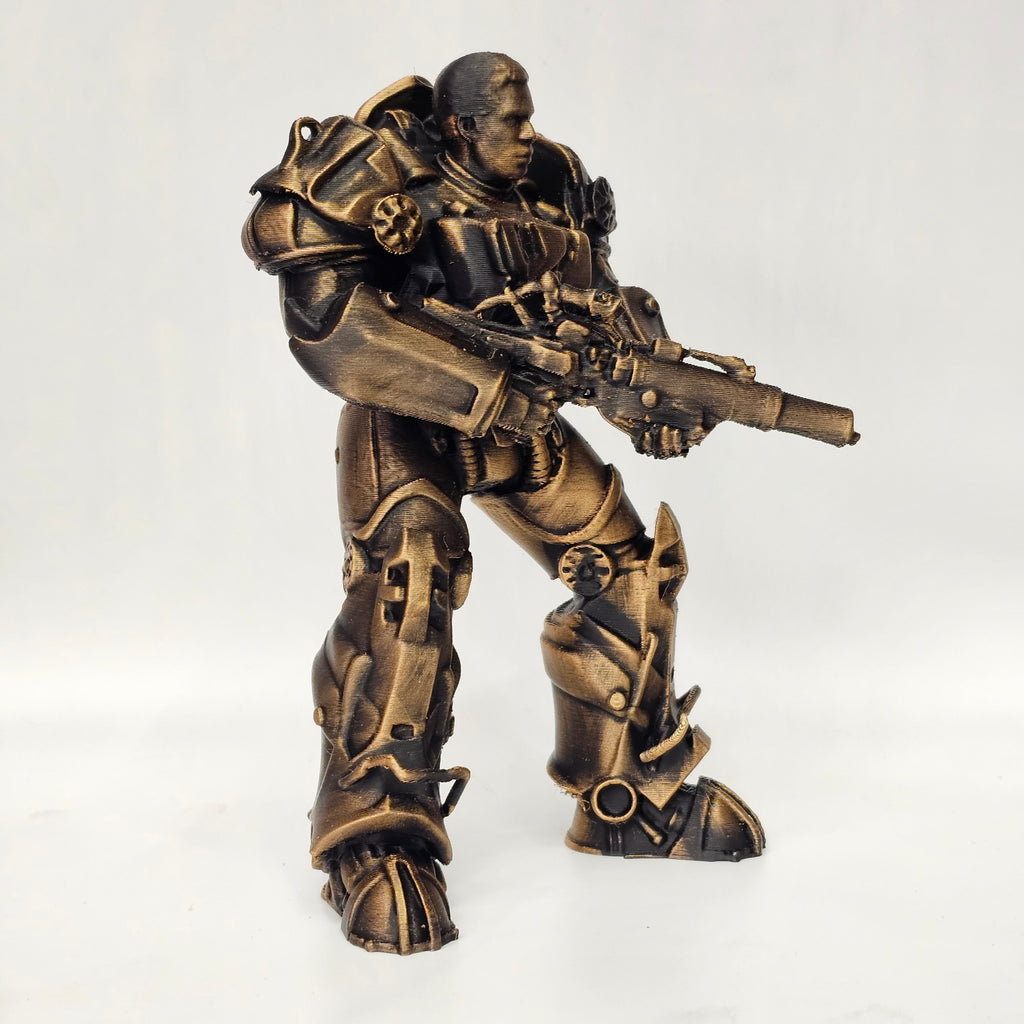Maximus in Power Armor - Fallout Statue