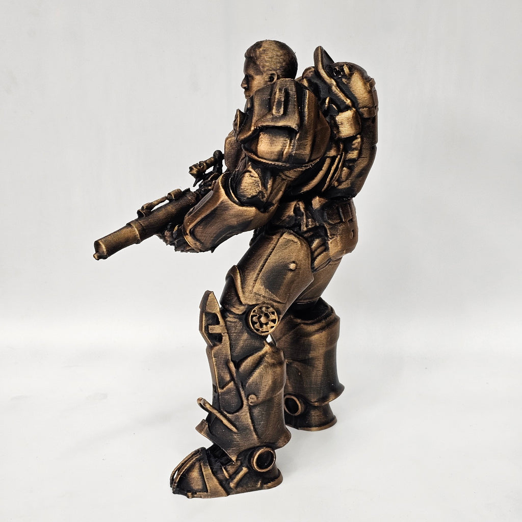 Maximus in Power Armor - Fallout Statue